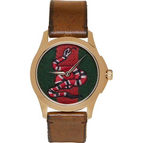 gucci mens watches nz|Gucci watch with snake.